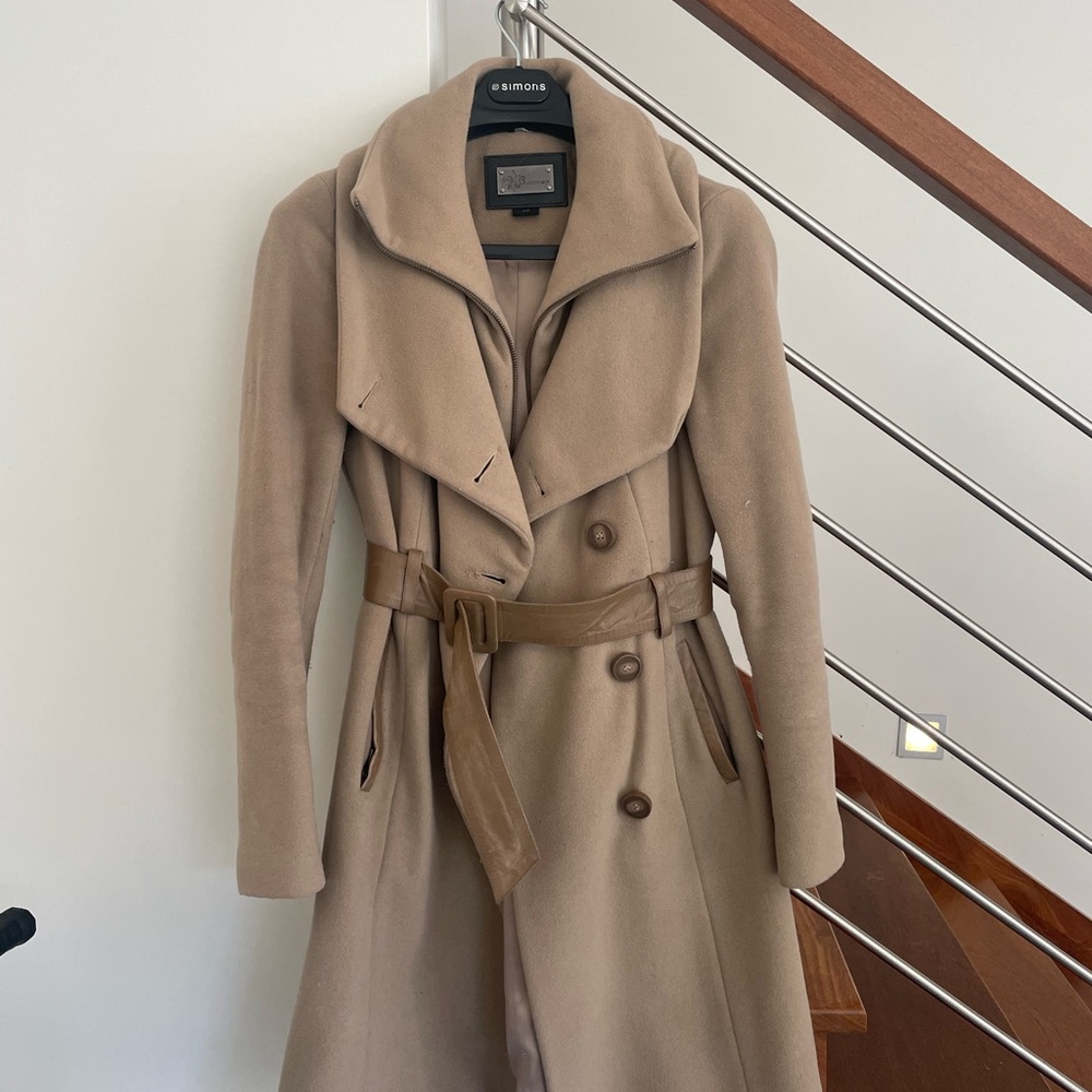 Mackage Camel Zip-Up Coat
